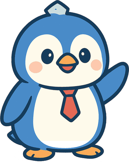 NextVisionのマスコット ペンギン